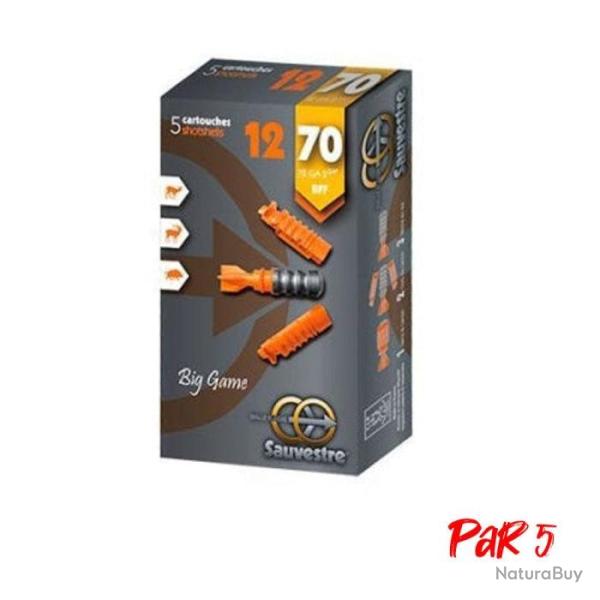 Cartouches Fusil Sauvestre - BFF - Cal. 12 - Par 5
