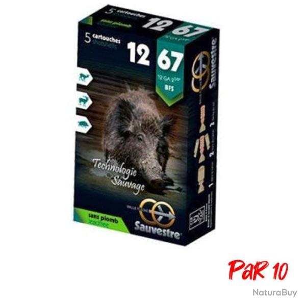Cartouches Fusil Sauvestre BFS Sans Plomb - Par 10 / 12