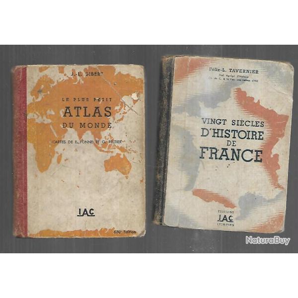 le plus petit atlas du monde de sibert et vingt si�cles d'histoire de france  tavernier