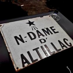 Plaque &eacute;maill&eacute;e