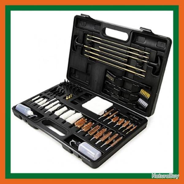Kit de nettoyage universel pour fusils et pistolets -Tous calibres - LIVRAISON GRATUITE