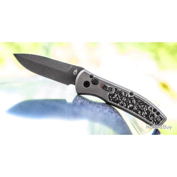 Couteau Gerber Empower Automatique Lame Acier S30V Manche Aluminium Plunge Lock Clip Made USA G1325