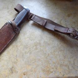 couteau SABATIER jeune reglementaire chantier jeunesse scout ceinturon type cavalerie mod 1884