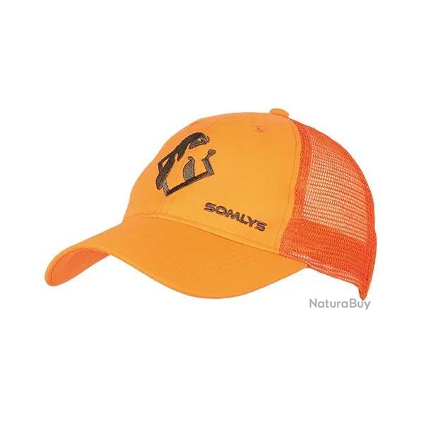 Casquette De Chasse Enfant Somlys 920K Maille Orange