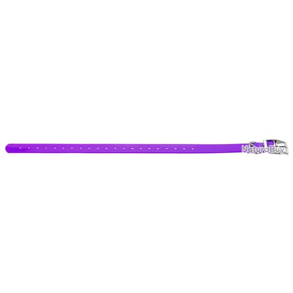 Collier violet pour chien 2,5 cm en polyur�thane - Country