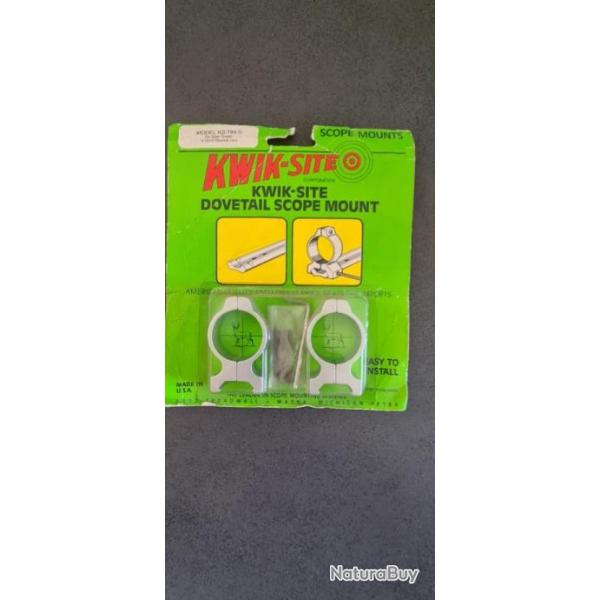 Collier KWIK-SITE diam�tre 30 mm pour embase 21 mm.pour objectif maxi 52 mm .