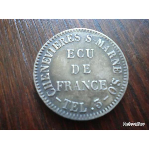 FRANCE JETON ECU DE FRANCE