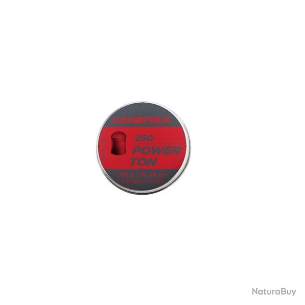 Plomb power ton Umarex T�te ronde cal. 4.5mm 1.05G X250