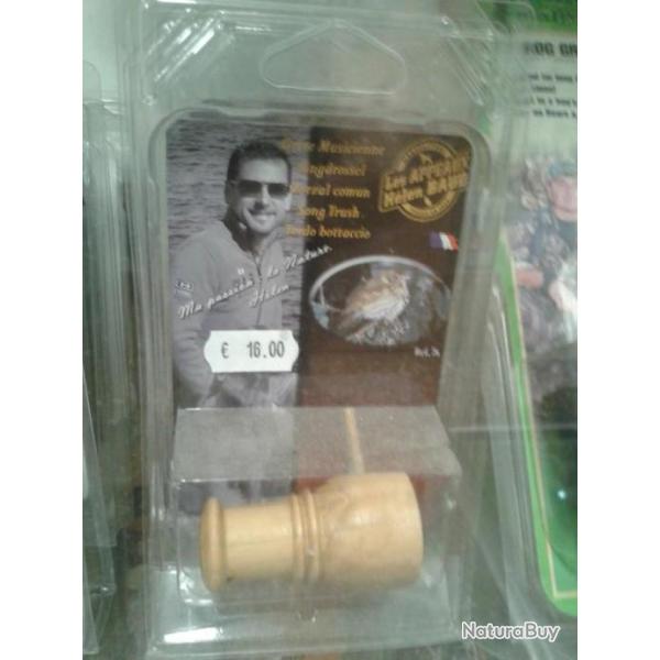 Un appeau en Bois pour Grive Musicienne Neuf