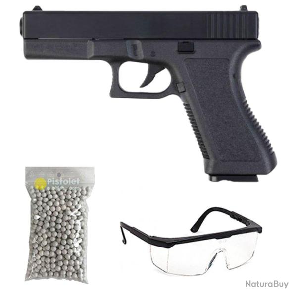 Pack airsoft MK1 Type G17 Spring Saigo Defense - Noir