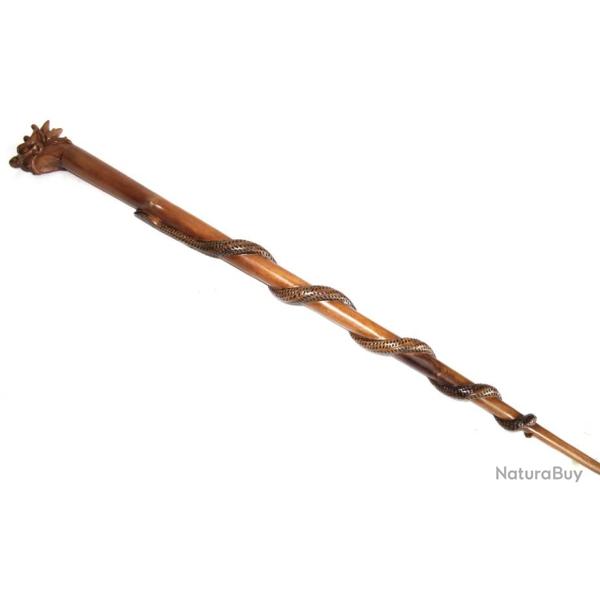 Canne de Poilu T�te de Dragon