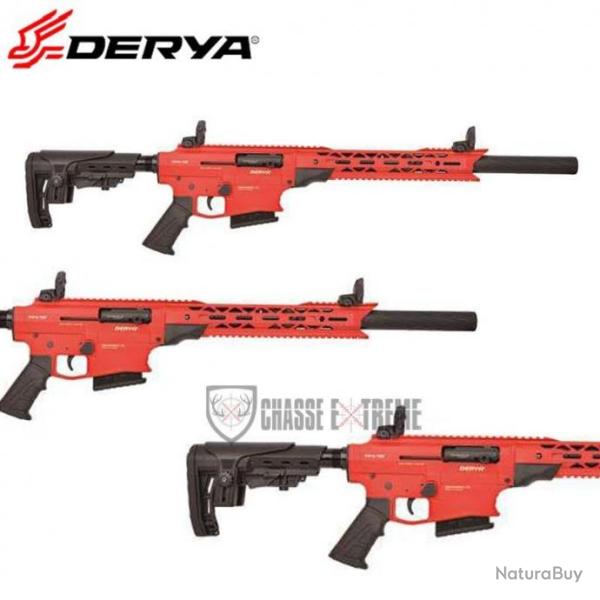 Fusil Semi-Automatique DERYA MK-12 Cal 12/76 Noir/Rouge
