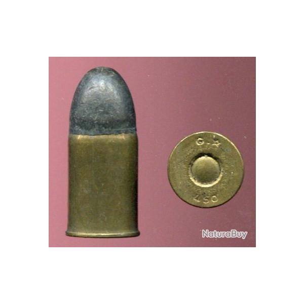 .450 Bull Dog - Soci�t� Fran�aise des Munitions - marquage : G* 450 - amor�age Berdan