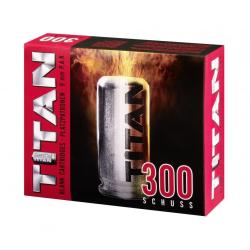 Cartouches 9mm PAK a blanc Titan Perfecta X300 vrac