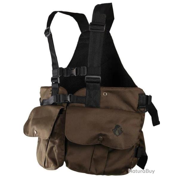 Gilet De Chasse Harnais Somlys 201 Marron