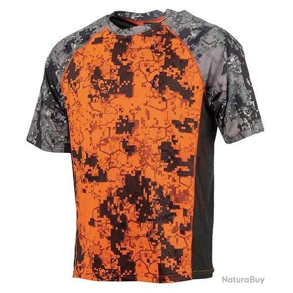 T shirt De Chasse Somlys 059 Stretch Digital Orange