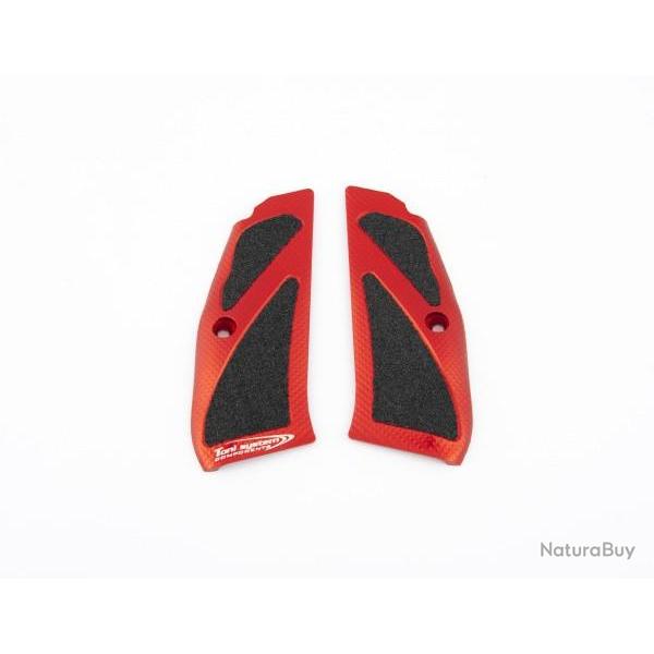 Poign�es longues 3D pour CZ Shadow-Tactical Sport - TONI SYSTEM - Rouge