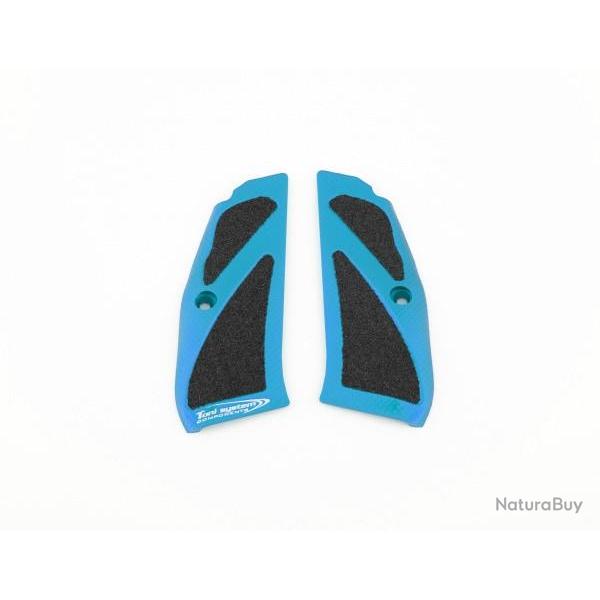 Poign�es longues 3D pour CZ Shadow-Tactical Sport - TONI SYSTEM - Bleu