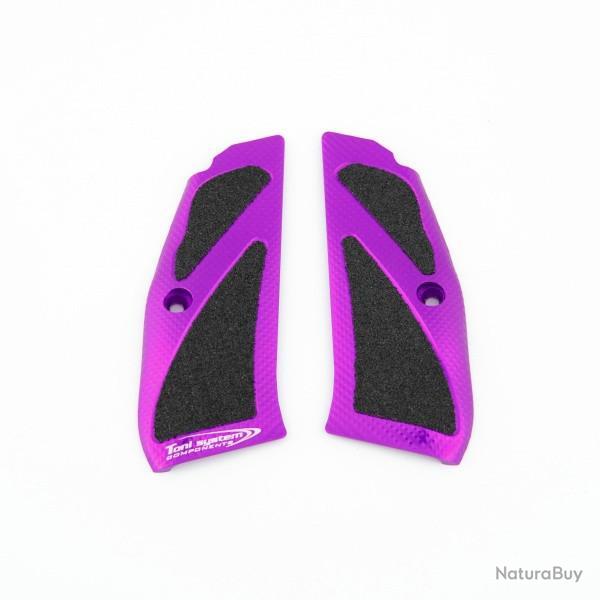 Poign�es longues 3D pour CZ Shadow-Tactical Sport - TONI SYSTEM - Violet