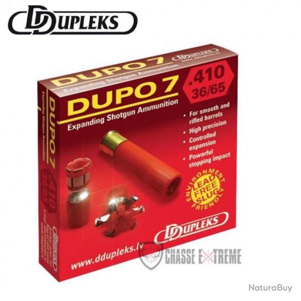 5 Cartouches DDUPLEKS Dupo 7 Cal 410/65