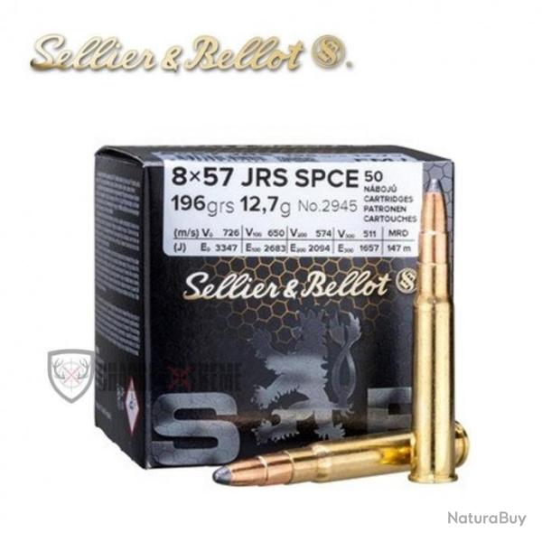 50 Munitions S&B 196gr Cal 8X57Jrs Spce