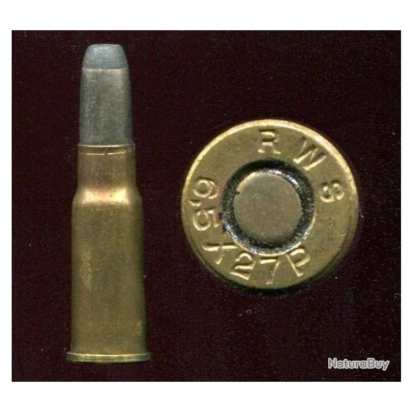 6,5 x 27 R Ronezewski. - RWS 6.5 x 27 P - Rare calibre allemand de tir � la carabine et au pistolet