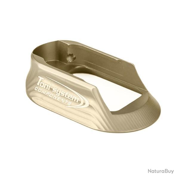 Bas de poign� en aluminium pour CZ Shadow 2 - TONI SYSTEM - Sable