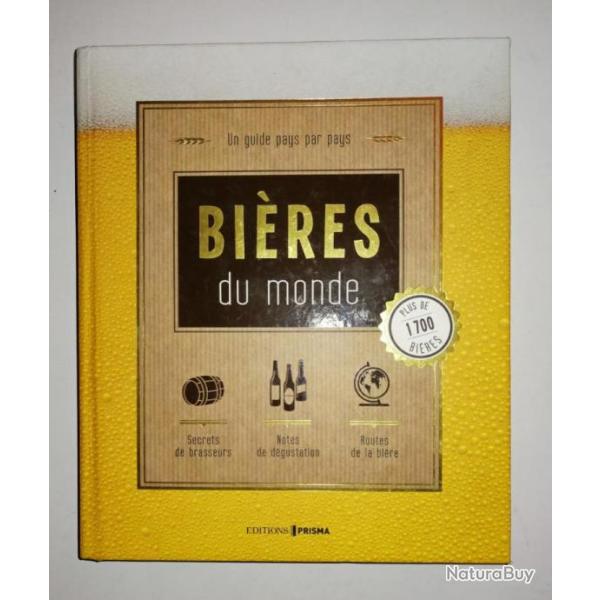 Livre Bires du monde / Guide pays par pays  (Plus de 1700 bires) NEUF
