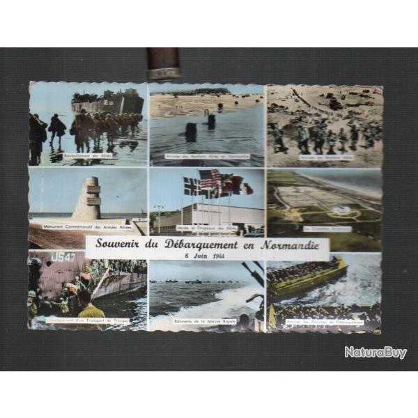 souvenir du d�barquement en normandie 6 juin 1944 multivues situ�es cpsm,