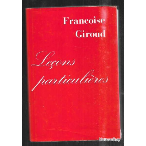 le�ons particuli�res de fran�oise giroud