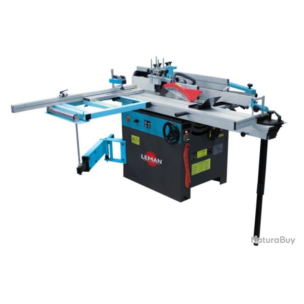 Combin� machine � bois 5 fonctions 310mm 3800W Triphas� COM310T Leman