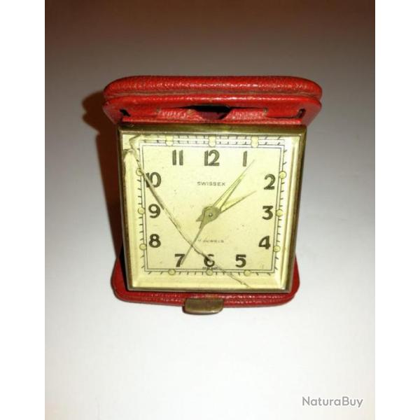 Ancien R�veil suisse vintage Swissex