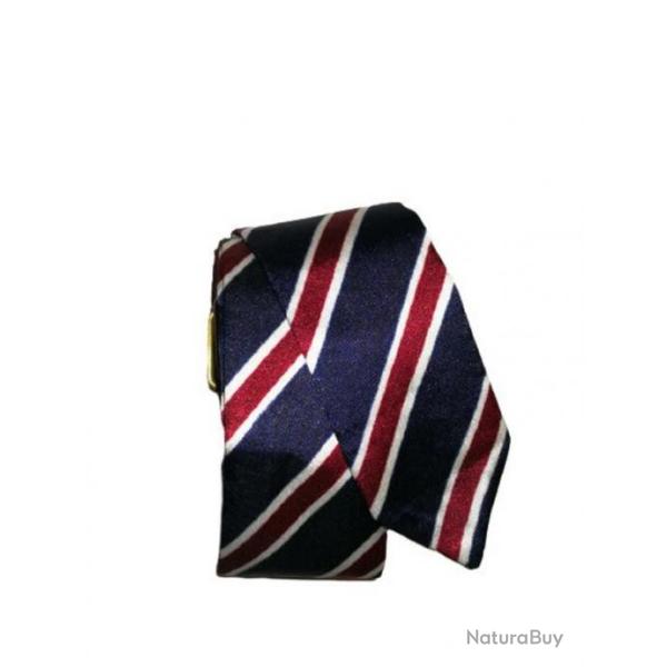 Cravate vintage raye  passants mtalliques