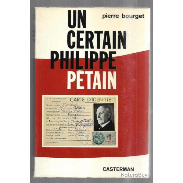 un certain philippe p�tain par pierre bourget