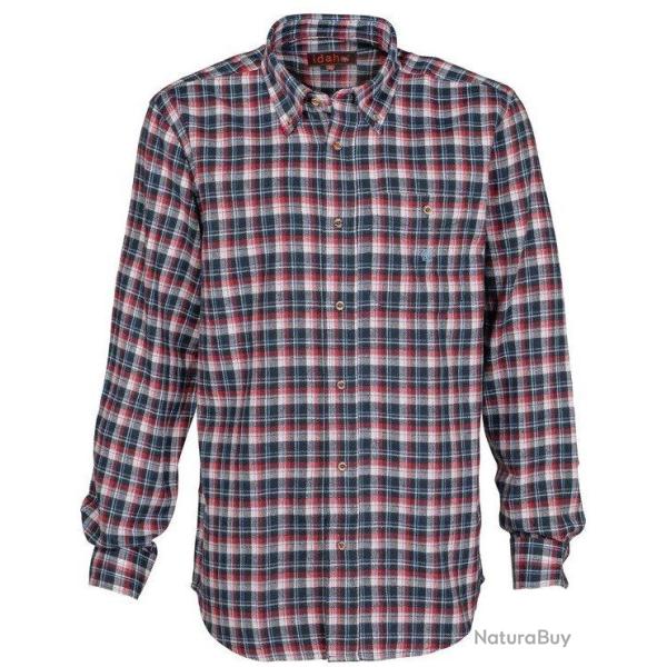 Chemise � manches longues Castor Rouge Percussion