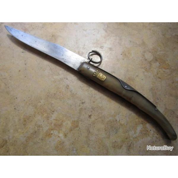 dague Corsica Corse couteau vendetta fin XIX� 19�siecle d�but XX� 20� blason TESTA MORA