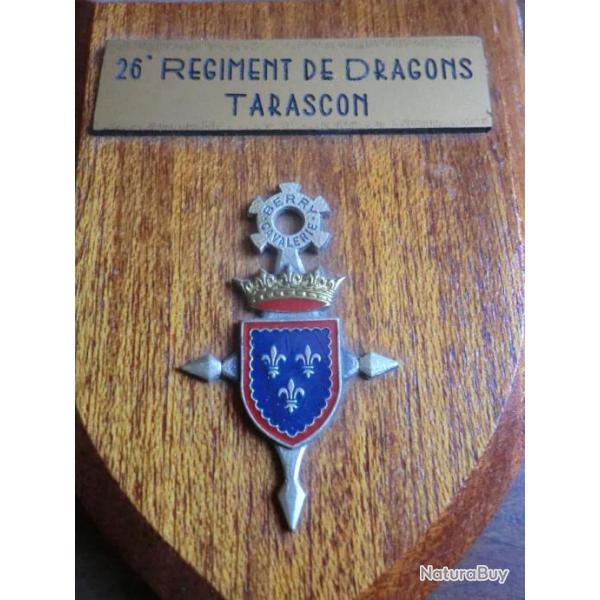 PLAQUE SUPPORT  INSIGNE BERRY CAVALERIE