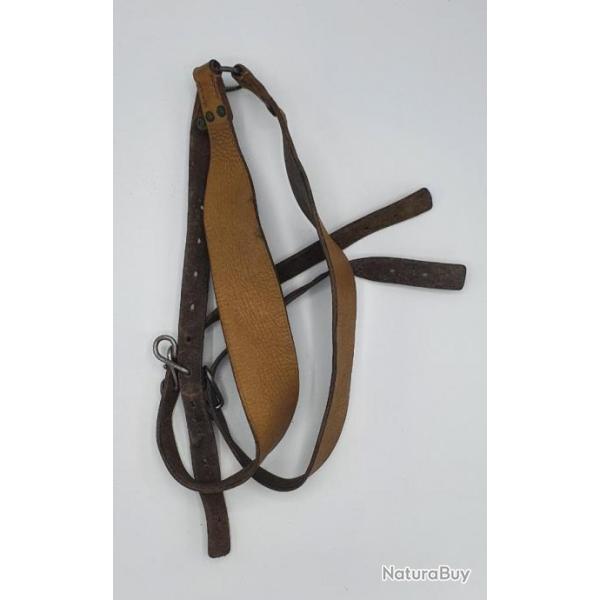 Brelage cuir Francais ww2 .