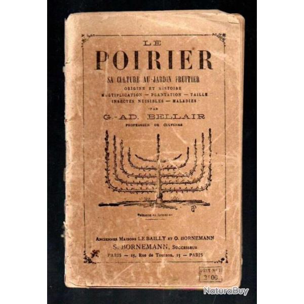 le poirier sa culture au jardin fruitier de bellair