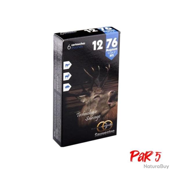 Balles Sauvestre gros gibier Magnum - Par 5 / 12/76