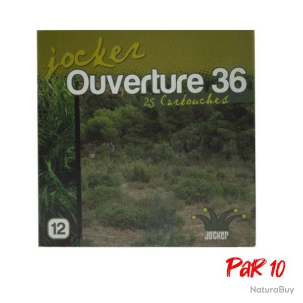 Bo�te de 25 Cartouches Jocker Ouverture 36 BG Cal. 12 70 25 Par 10