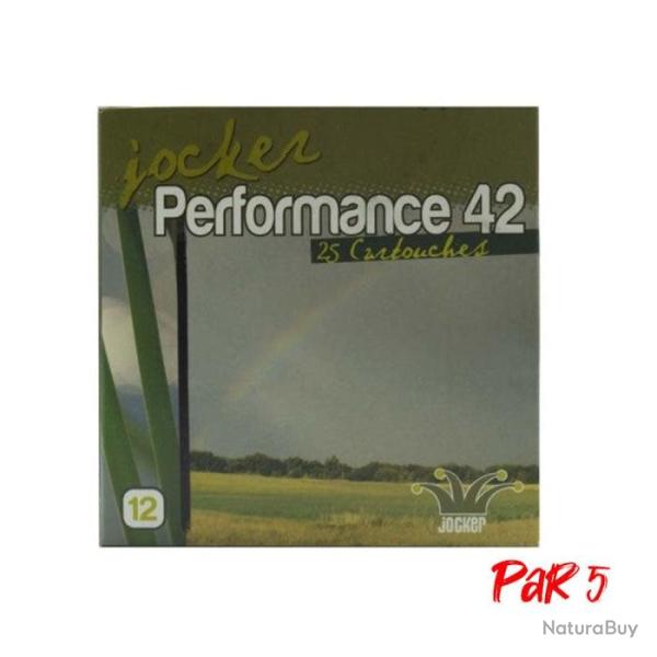 Bo�te de 25 Cartouches Jocker Performance 42 BJ Cal. 12 70 25 Par 5