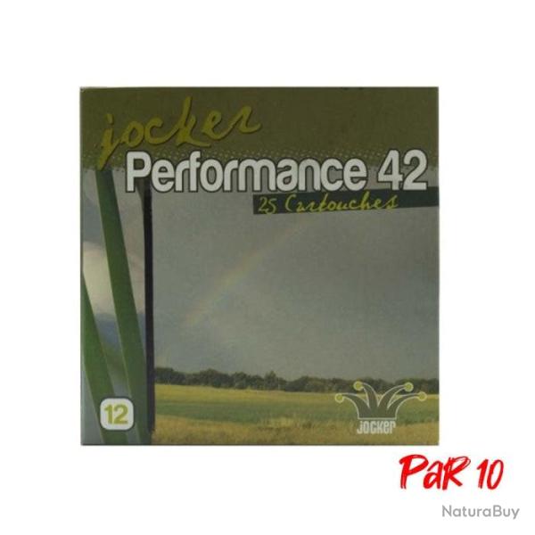 Bo�te de 25 Cartouches Jocker Performance 42 BJ Cal. 12 70 25 Par 10