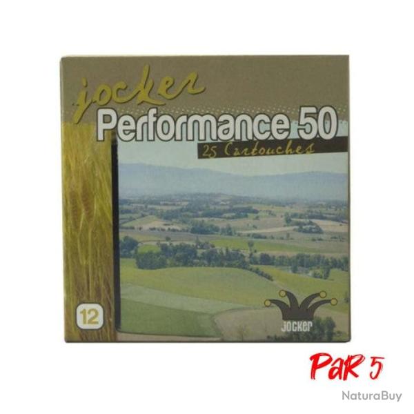 Bo�te de 25 Cartouches Jocker Performance 50 BJ Cal. 12 76 25 Par 5