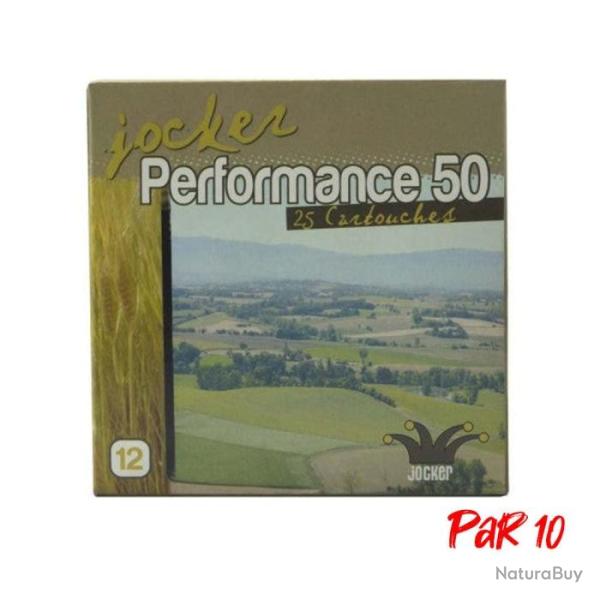 Bo�te de 25 Cartouches Jocker Performance 50 BJ Cal. 12 76 25 Par 10