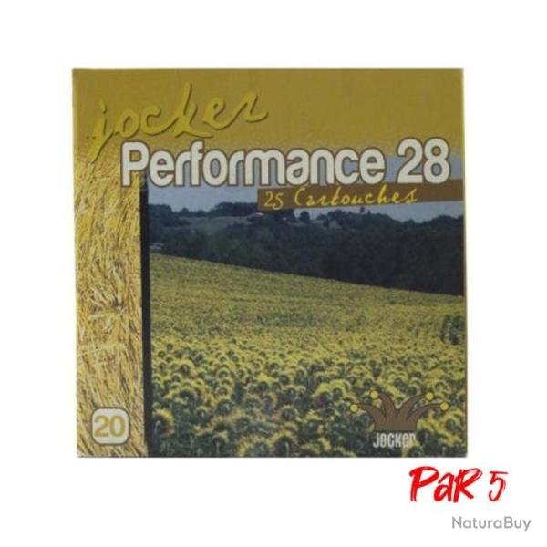 Bo�te de 25 Cartouches Jocker Performance 28 BJ Par 5 20 70