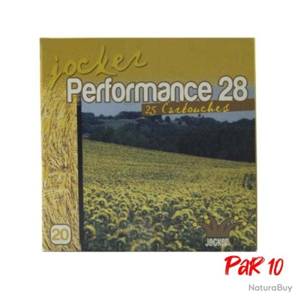 Bo�te de 25 Cartouches Jocker Performance 28 BJ Par 10 20 70