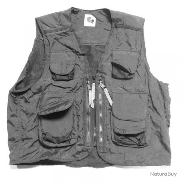 Gilet multi fonctions l�ger pour randonn�e noir