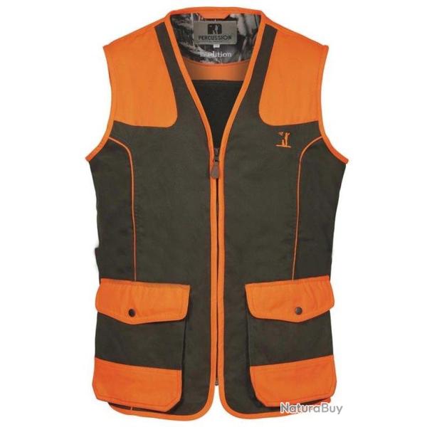 Gilet enfant orange kaki Tradition PERCUSSION