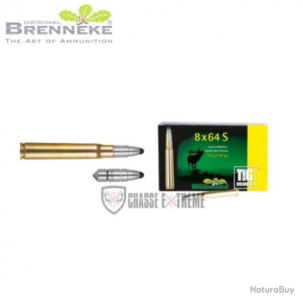 20 Munitions BRENNEKE TIG 198gr Cal 8x64S